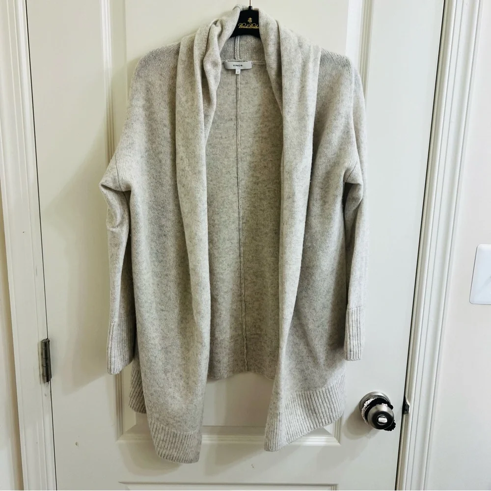 Vince Cozy Cream Open-Front Sweater - Picture 1 of 6